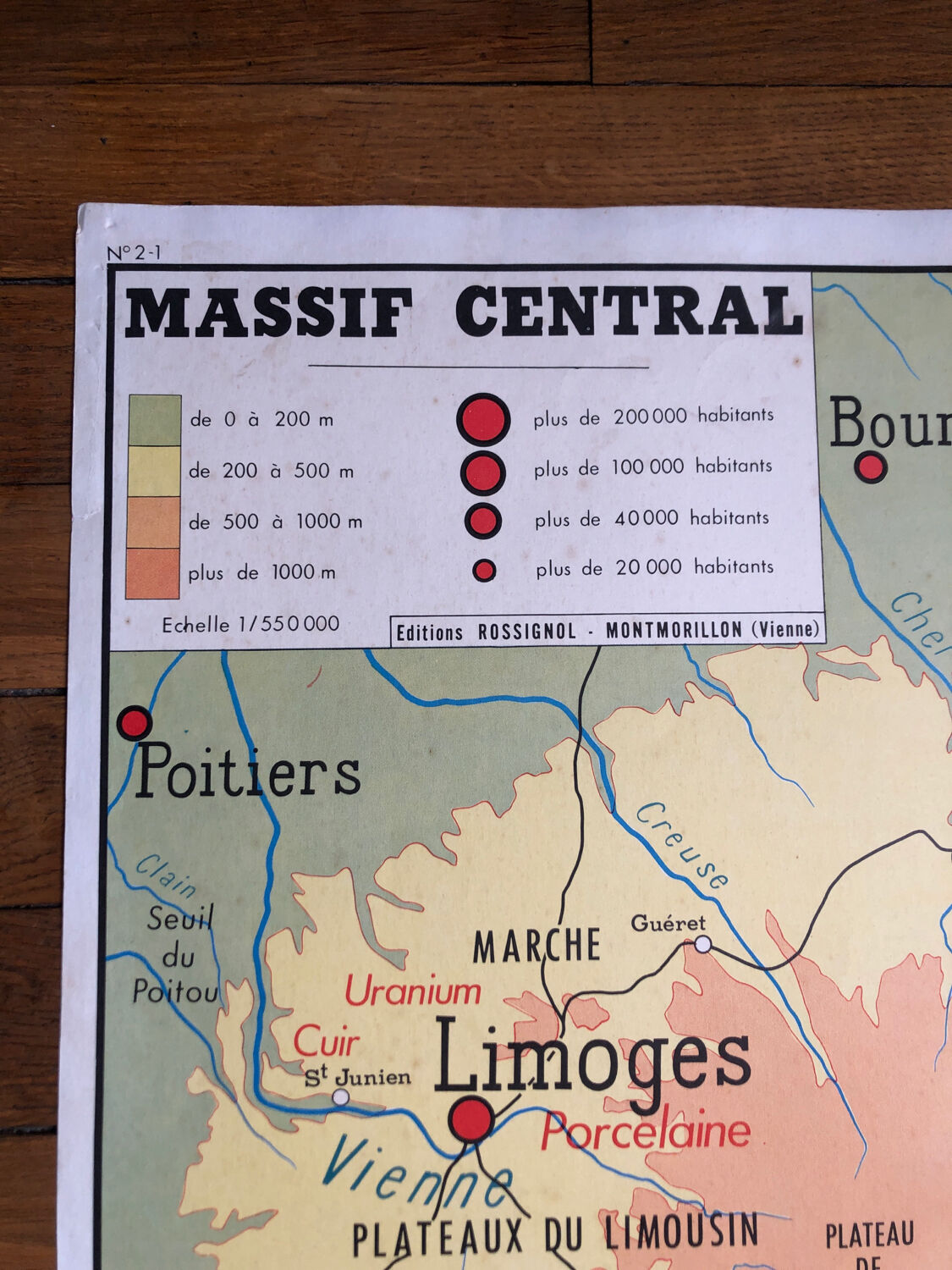 Old school map - Massif central / Jura