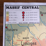 Old school map - Massif central / Jura