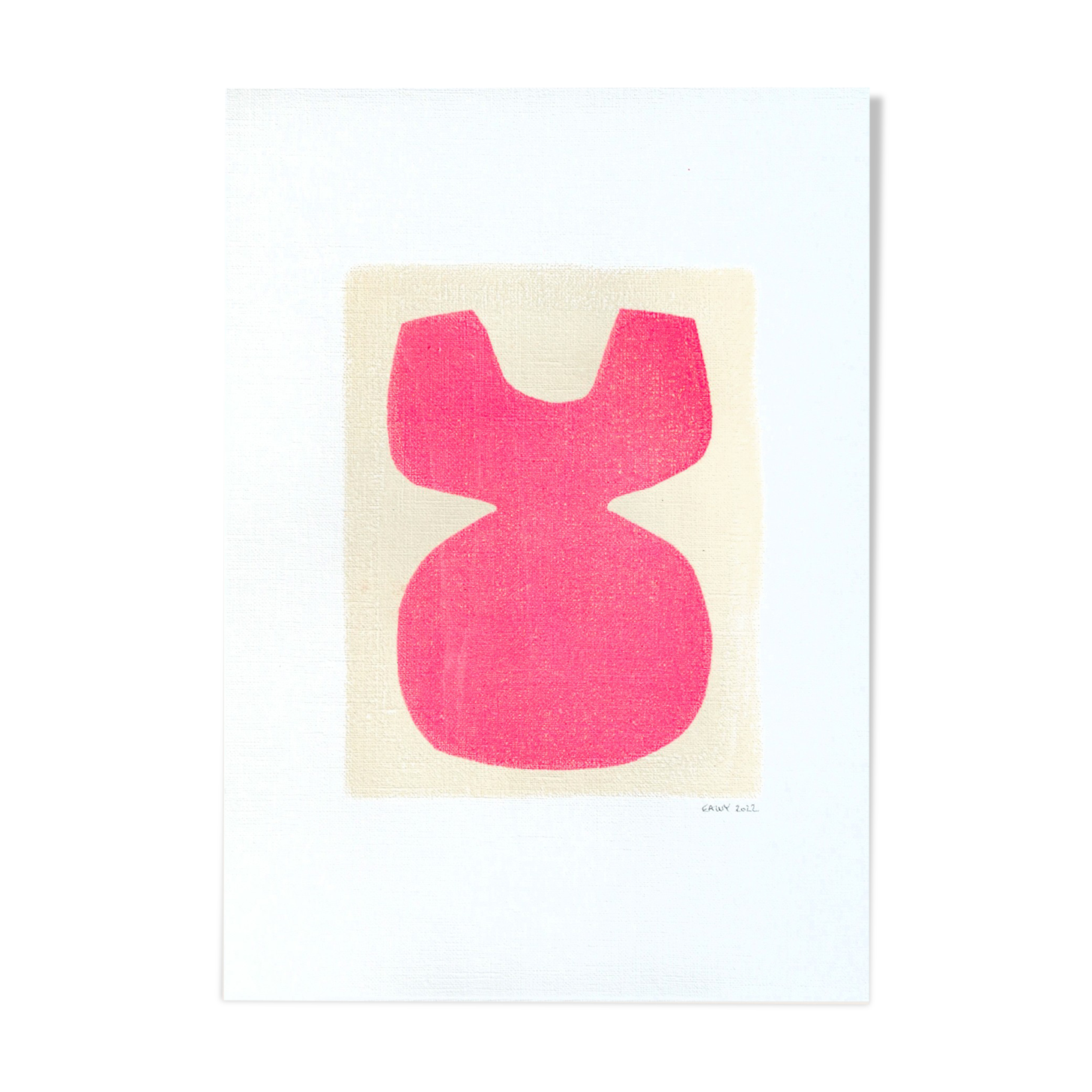 Painting on paper • M689 • signed eawy