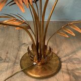 Hans Kogl Jansen style flower floor lamp, vintage 70s