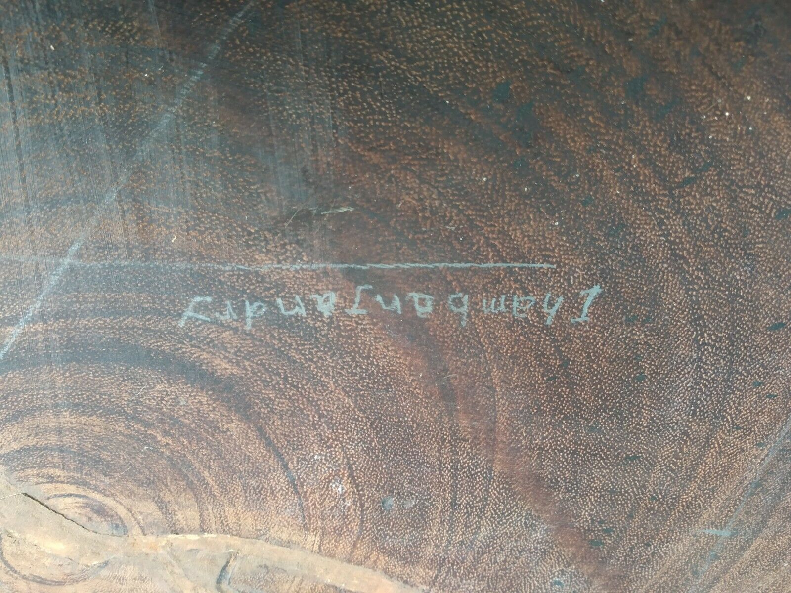 Brutalist free-form coffee table 1950s