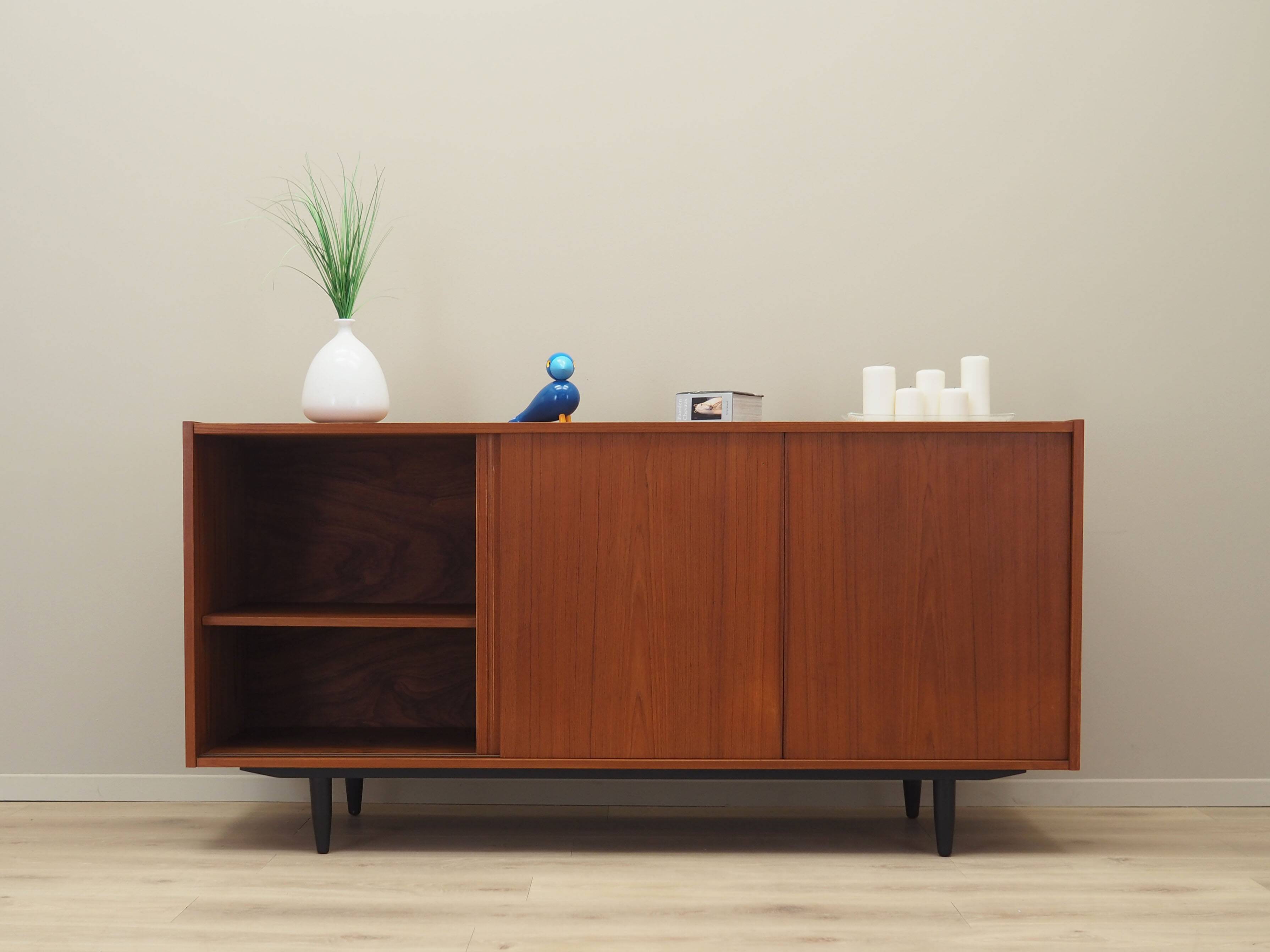 Teak sideboard, Danish design, 1970s, production: Denmark