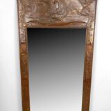 Miroir Art Nouveau, "Le Coq Français Triomphant de L'Aigle Allemand", 1916
