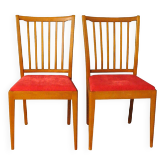 Paire de chaises scandinaves, Suède 1960