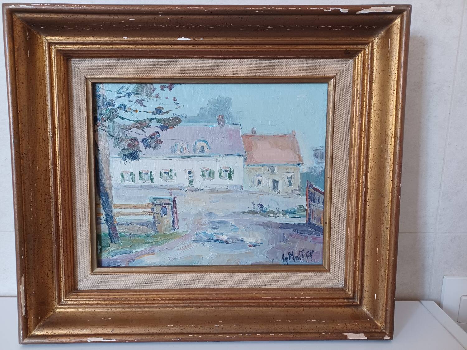 Peinture à l huile Wierre effroy