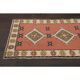 1970s Vintage Turkish Oushak Handmade Orange Runner Rug  91x361
