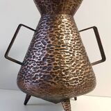 Vintage Copper Umbrella Stand Attr. to Angelo Bragalini, Italy