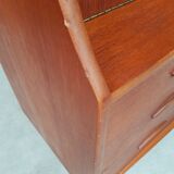 Vtg Mid Century Jentique Teak Highboard Sideboard Danish Scandi Design Retro 60s