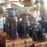 Pots apothicaires lot de 5