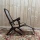 Chaise longue de bateau pliable en cannage