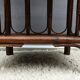 Rattan shelving unit