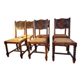6 chaises arts and crafts