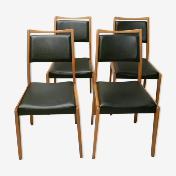 Series of 4 vintage chairs made in Germany