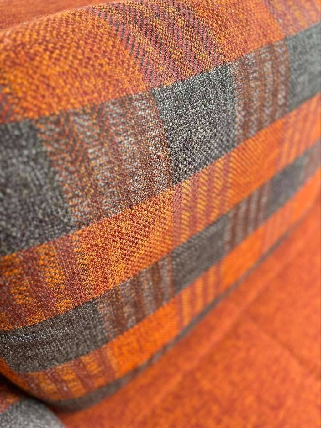 Chairperson / sofa / vintage orange sofa bed for 2 people