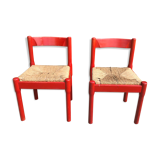 Carimate chairs by Vico Magistretti for Cassina