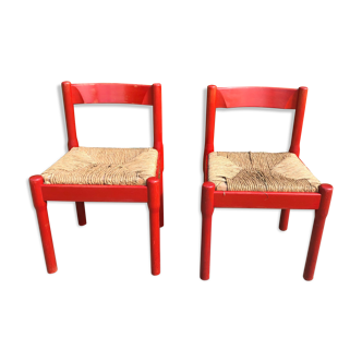 Carimate chairs by Vico Magistretti for Cassina