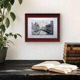 Utrecht, Netherlands, Vintage engraving, printed in 1879.