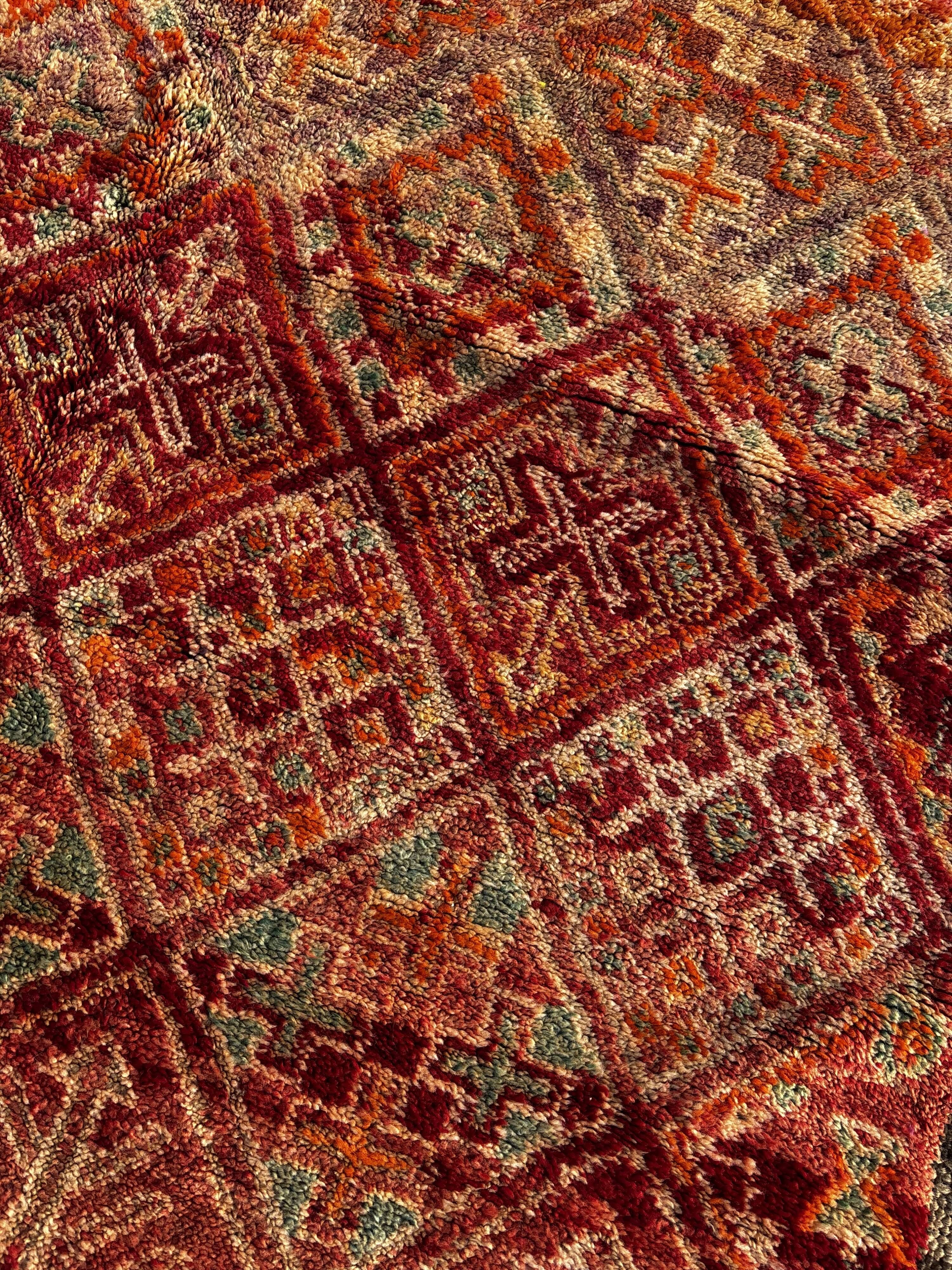 Vintage Boujad Berber rug