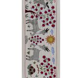 Hand-knotted rug, vintage Turkish rug 50x147 cm