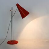 Red Table Lamp by Josef Hurka for Lidokov, 1970s