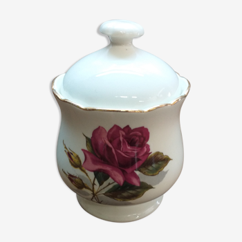 Gien porcelain sugar bowl