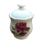 Gien porcelain sugar bowl