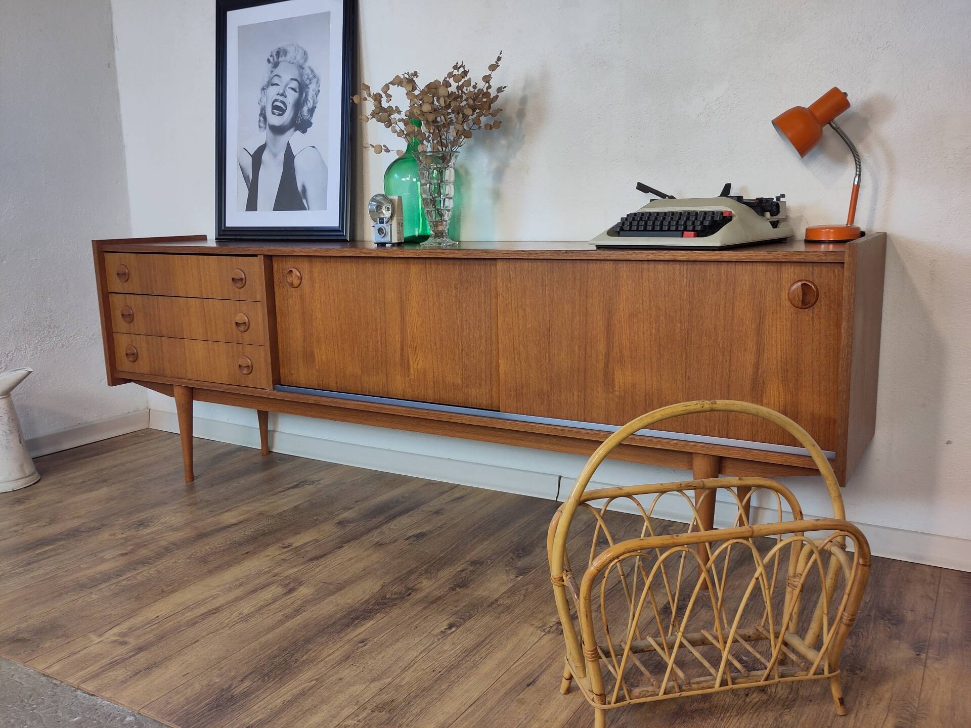 Scandinavian teak sideboard