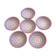 6 coupelles en porcelaine