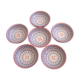 6 coupelles en porcelaine