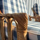 Vintage rattan lounge – sofa and two armchairs – 1960s/70s