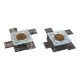 Pair of 1960’s Brutalist glass wall sconce by Tom Ahlström and Hans Ehrlich
