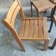 Suite de 6 chaises vintage en bois