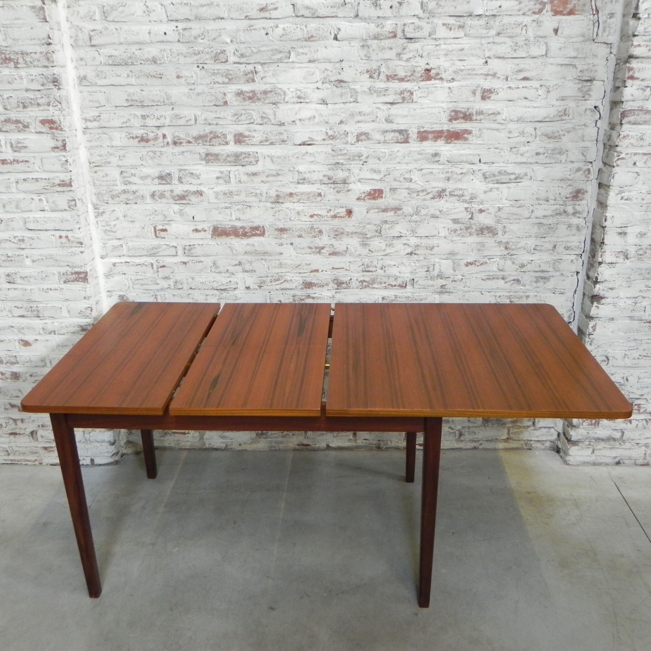 Danish vintage dining table extendable