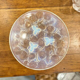 Opalescent glass cup "Les noisettes" Art Deco, André Delatte