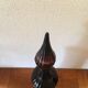 Bouteille carafe italienne en verre souffé