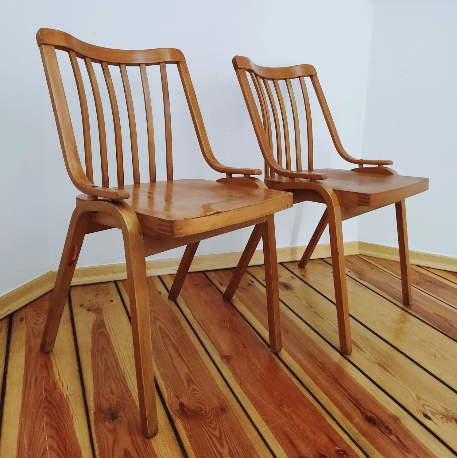 Pair of Chairs by L. Volák for TON, Czechoslovakia, 1960s