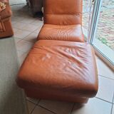 Heater and its vintage footrest rock bobois
