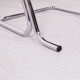 Tubular chrome chairs with black corduroy, set of 4
