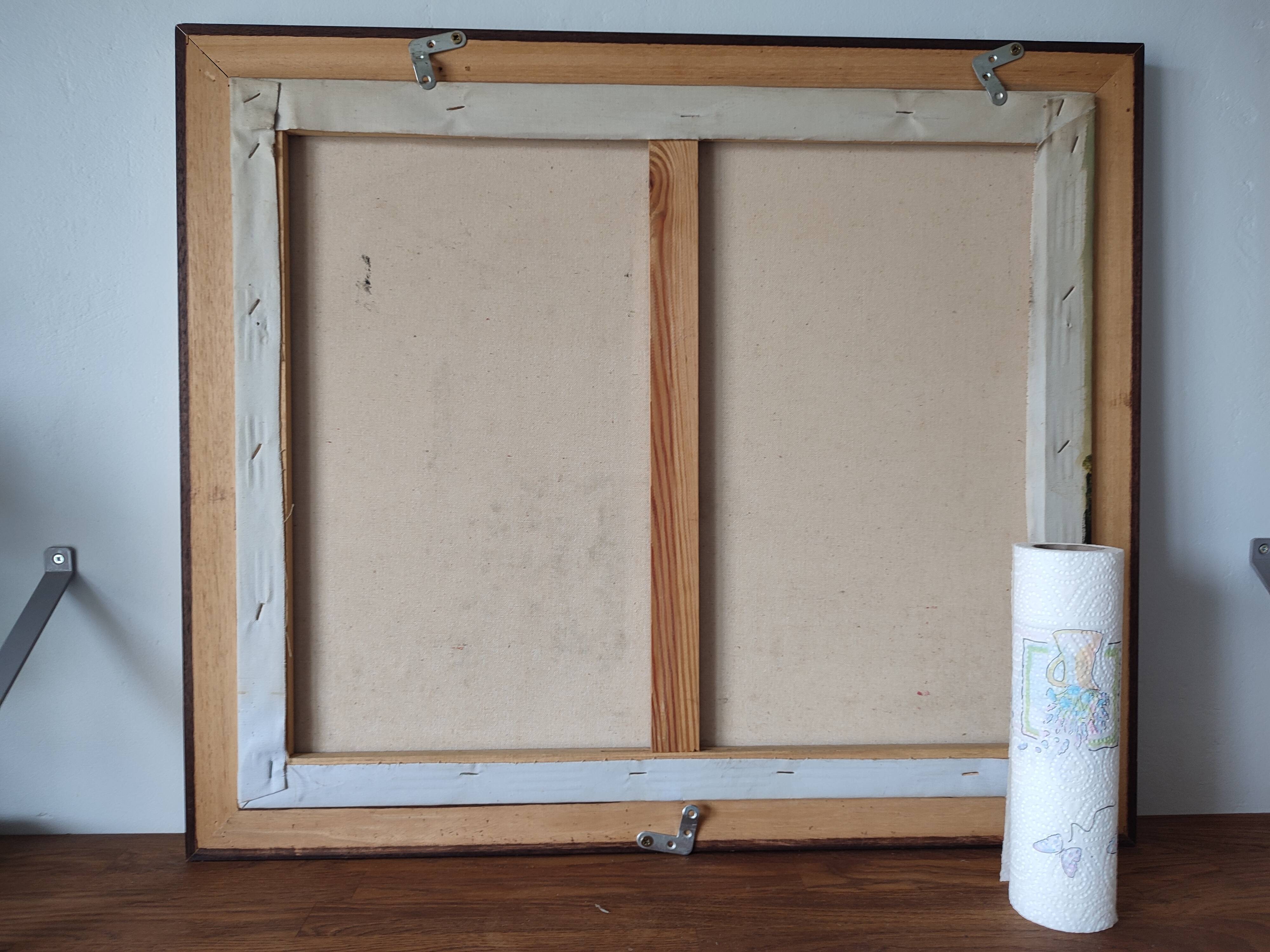 Oil painting on canvas signed Rossini