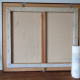 Oil painting on canvas signed Rossini