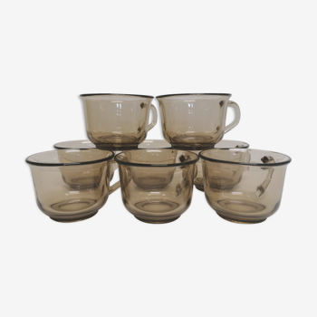 8 cups Arcoroc Vintage coffee