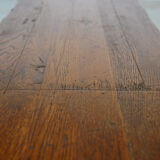 Minimalist bench made of solid chestnut wood - 50s