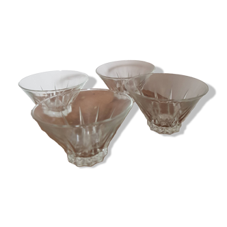 Lot de 4 verres à apéritifs
