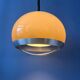 Vintage Space Age Dijkstra mushroom suspension, mid-century modern ceiling light.