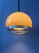 Vintage Space Age Dijkstra mushroom suspension, mid-century modern ceiling light.