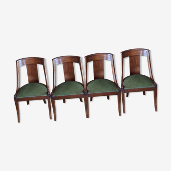 4 Empire-style chairs