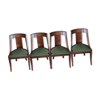 4 Empire-style chairs