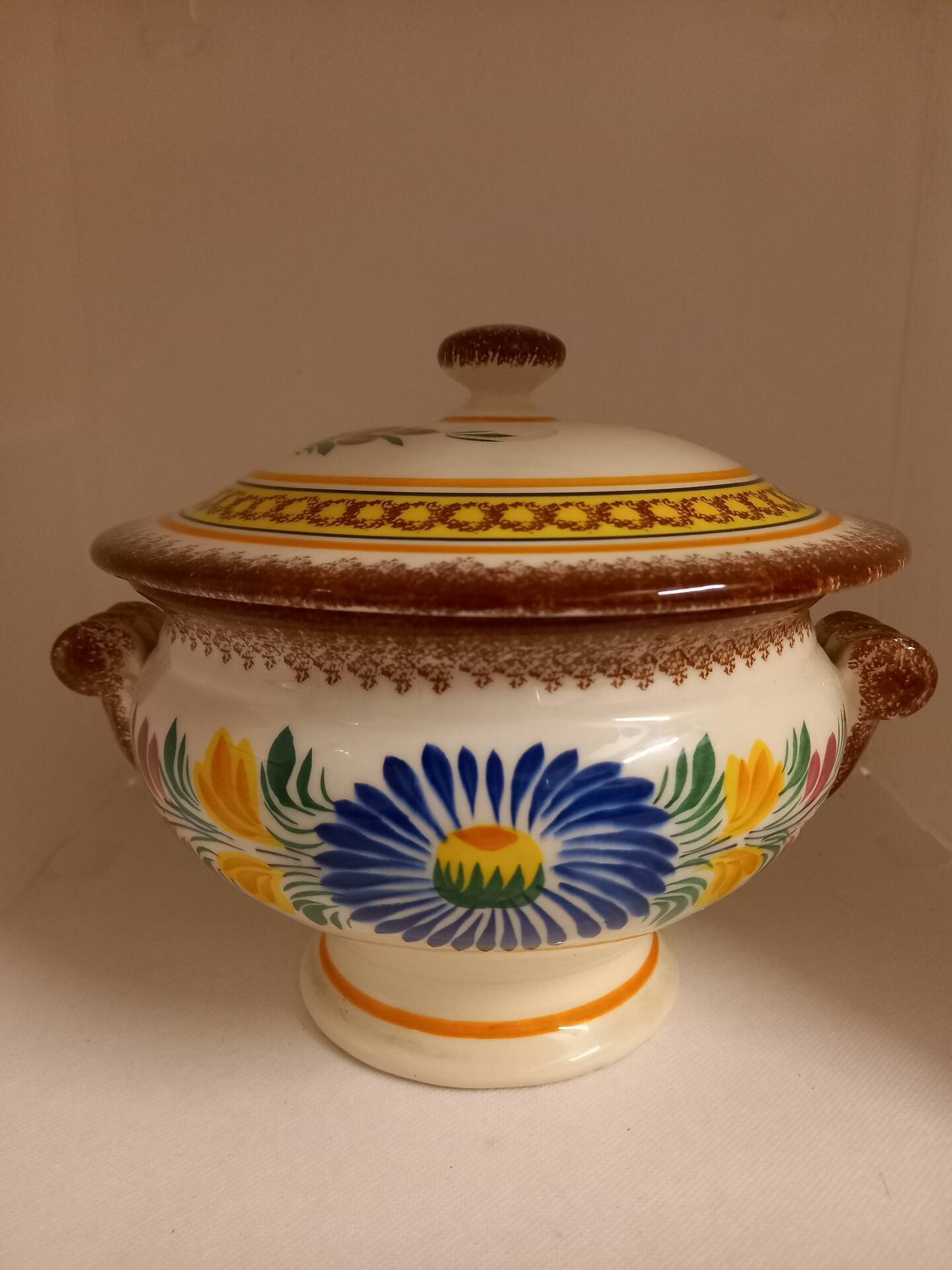 Vintage Breton vegetable dish