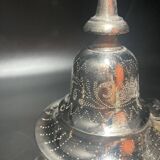 Silver metal teapot