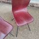 Pair of Pagholz chairs, Model 15074, by Elmar Flottoto in 1956